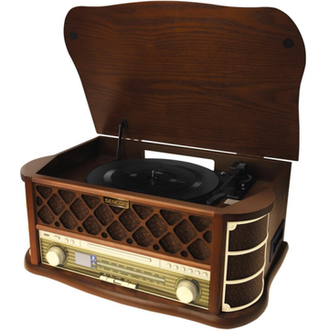 Sencor STT 016 Retro vinilplašu atskaņotājs ar Cassette / MP3/ USB/ SD / FM funkcijām