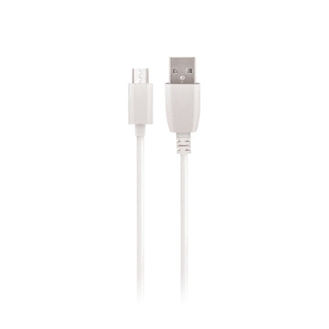 Maxlife kabelis USB - microUSB 1,0 m 2A, balts