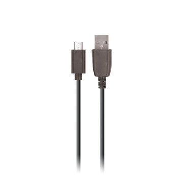 Maxlife kabelis USB - microUSB 1,0 m 2A, melns