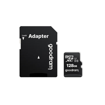 GoodRam atmiņas karte 128GB microSDXC cl. 10 UHS-I 100 / 10 MB/s + adapteris