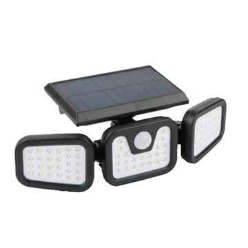 Forever Light ar saules uzlādi LED lampa SUNARI FLS-03 74*SMD PIR 8W 600lm 6000K 2400mAh Li-Ion