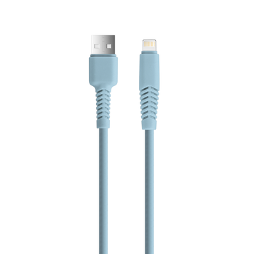 Setty kabelis USB - Lightning 1,5 m 2,1A KSA-L-1.523, zils