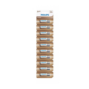 PHILIPS baterija AA LR6 10gab blisteris Alkaline