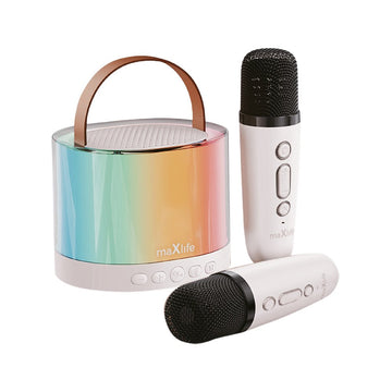 Maxlife Bluetooth skaļrunis karaoke MXKS-200, balts