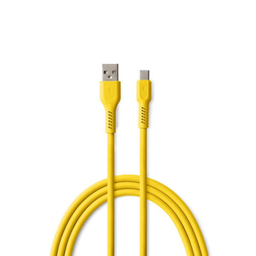 Colorum kabelis USB-A - USB-C 1,8m 3A CK60-AC-05 x dzeltens