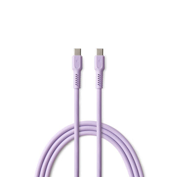 Colorum kabelis USB-C - USB-C 1,8m 3A CK60-CC-09 x violets