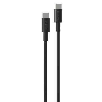 Devia kabelis Smart EC317 PD USB-C - USB-C 1,5 m 100W 5A melns