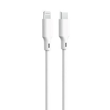 Forever Recycling kabelis USB-C - Lightning 1,5m 3A KR12-CL-00, balts