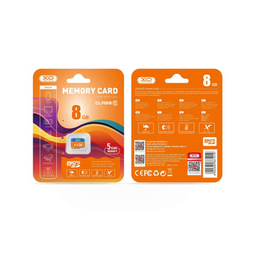 XO atmiņas karte 8GB microSDHC cl. 10