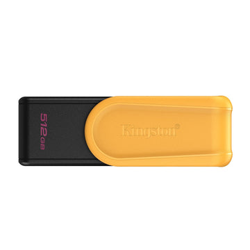 Kingston 512GB USB zibatmiņa DataTraveler Exodia S, pārnēsājama, 512 GB, USB 3.2 Gen 1 (melna/dzeltena)