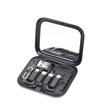 Setty adapteris ceļojumu komplekts 11/1 AD-S11-01, melns