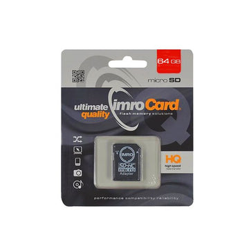Imro atmiņas karte 64GB microSDXC cl. 10 UHS-I + adapteris