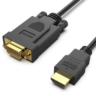 BENFEI HDMI–VGA kabelis, 0,9 m, vienvirziena, melns