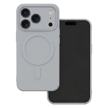 Simple Color Mag vāciņš iPhone 17 Pro 6,3" / 18 Pro 6,3" sudraba krāsā