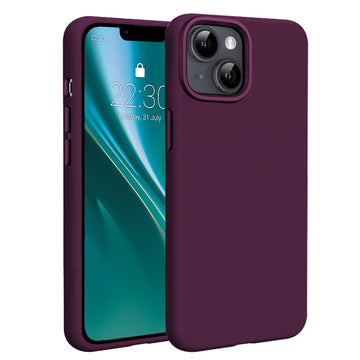 Etteri silikona Mag apvalks iPhone 13 6,1" tumši ķiršu krāsā