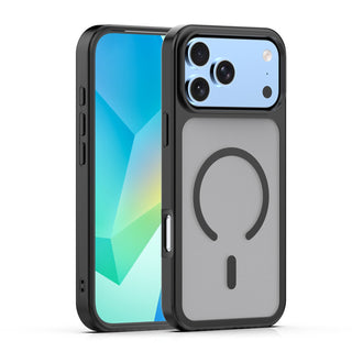 „Mag Matt“ apvalks iPhone 17 Pro Max 6,9" / 18 Pro Max 6,9" melnā krāsā ar lielu atvērumu