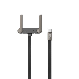 Devia Ultra6 USB-C–USB-C kabelis, 1,5 m, 240 W, ar statīvu