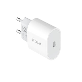 Devia sienas lādētājs Rocket PD QC 20 W, 1x USB-C, balts