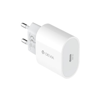 Devia sienas lādētājs Rocket PD QC 20 W, 1x USB-C, balts