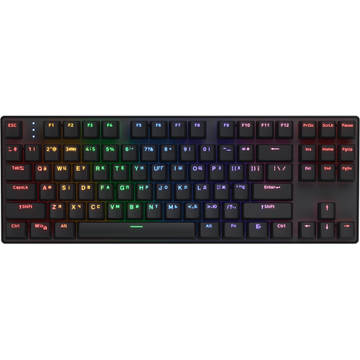Hator HTK287UA Icefall Mecha Rainbow 87 Bezvadu Spēļu klaviatūra ENG/UA/RU