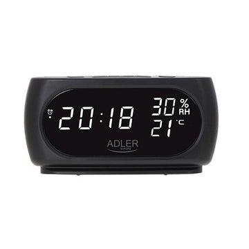 Adler termometrs LED pulkstenis