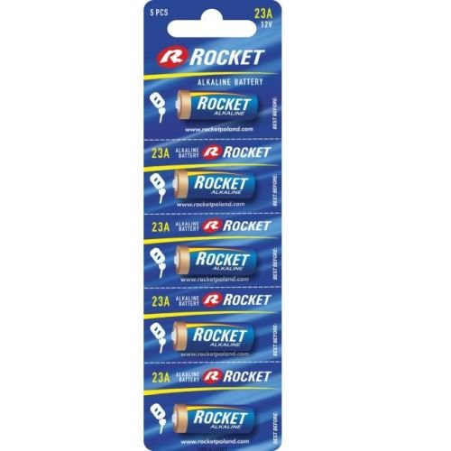 Rocket LR23A-5BB blistera iepakojumā 5 gab. (12V)