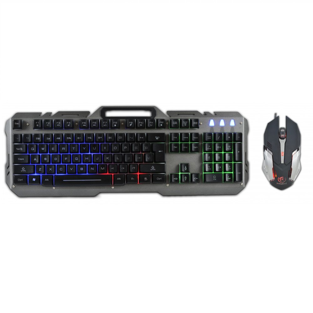 Rebeltec vadu tastatūra komplekts: LED + mouse Interceptor players
