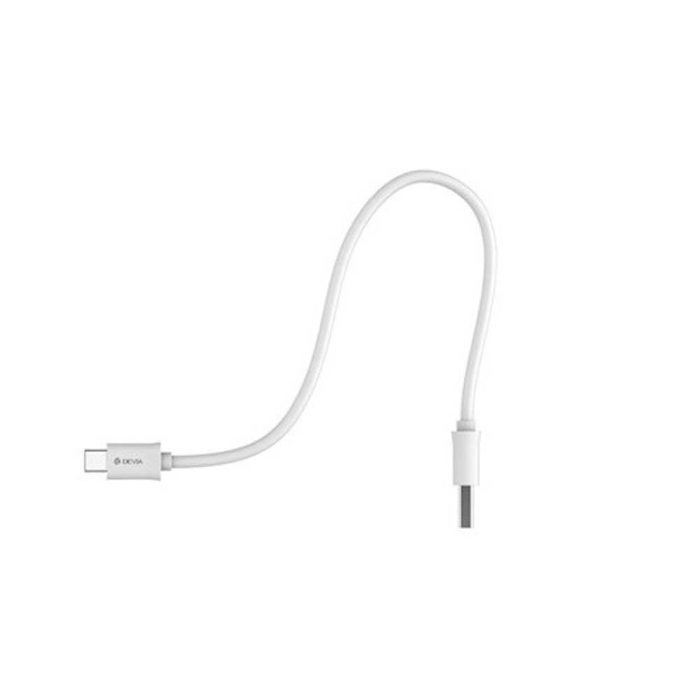 Devia kabelis Smart EC081 USB - MicroUSB 1,0 m 2,1A, balts