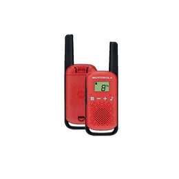 Motorola Talkabout T42 divu tālruņu komplekts, sarkans