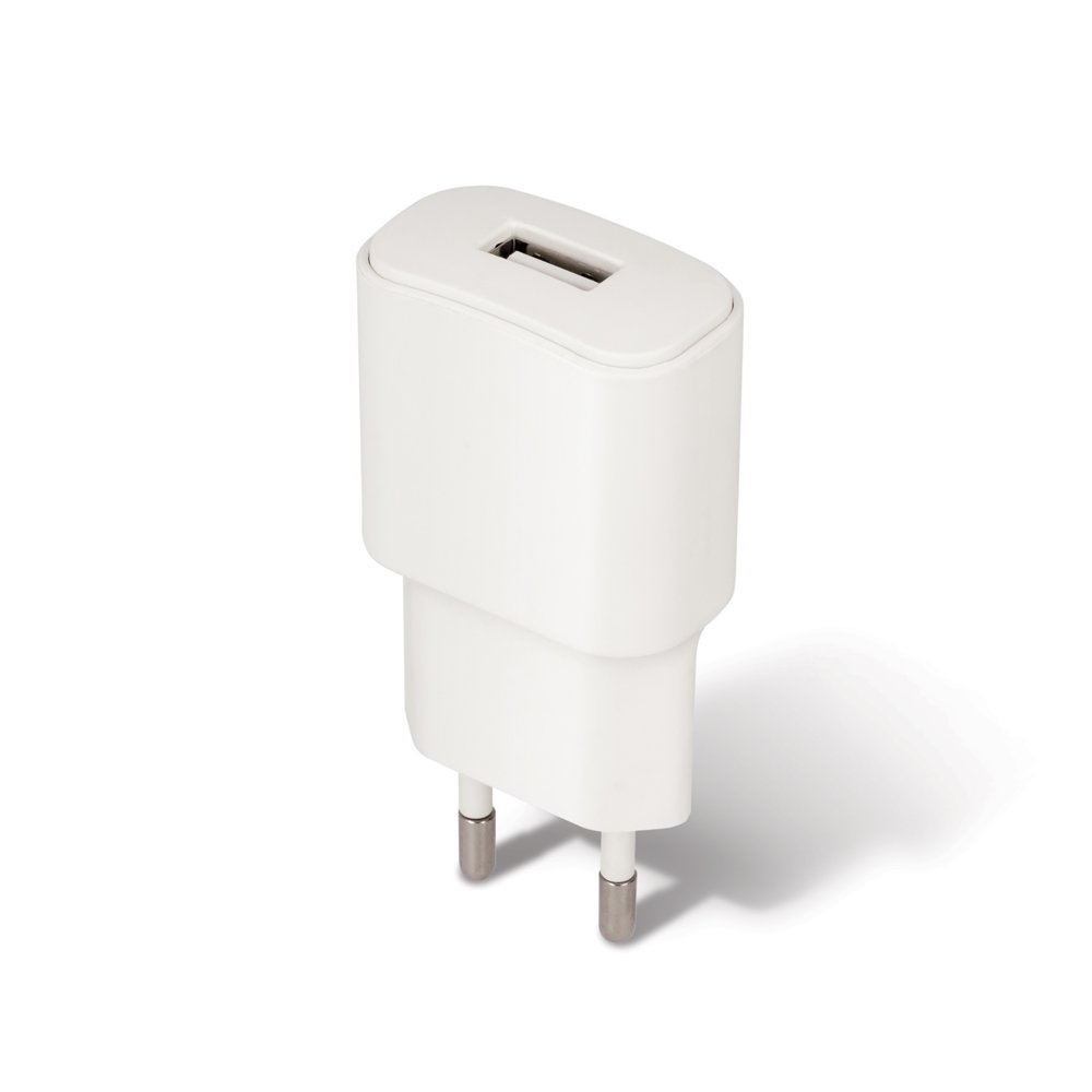 Forever TC-01 tīkla lādētājs 1x USB 1A balts + Lightning kabelis