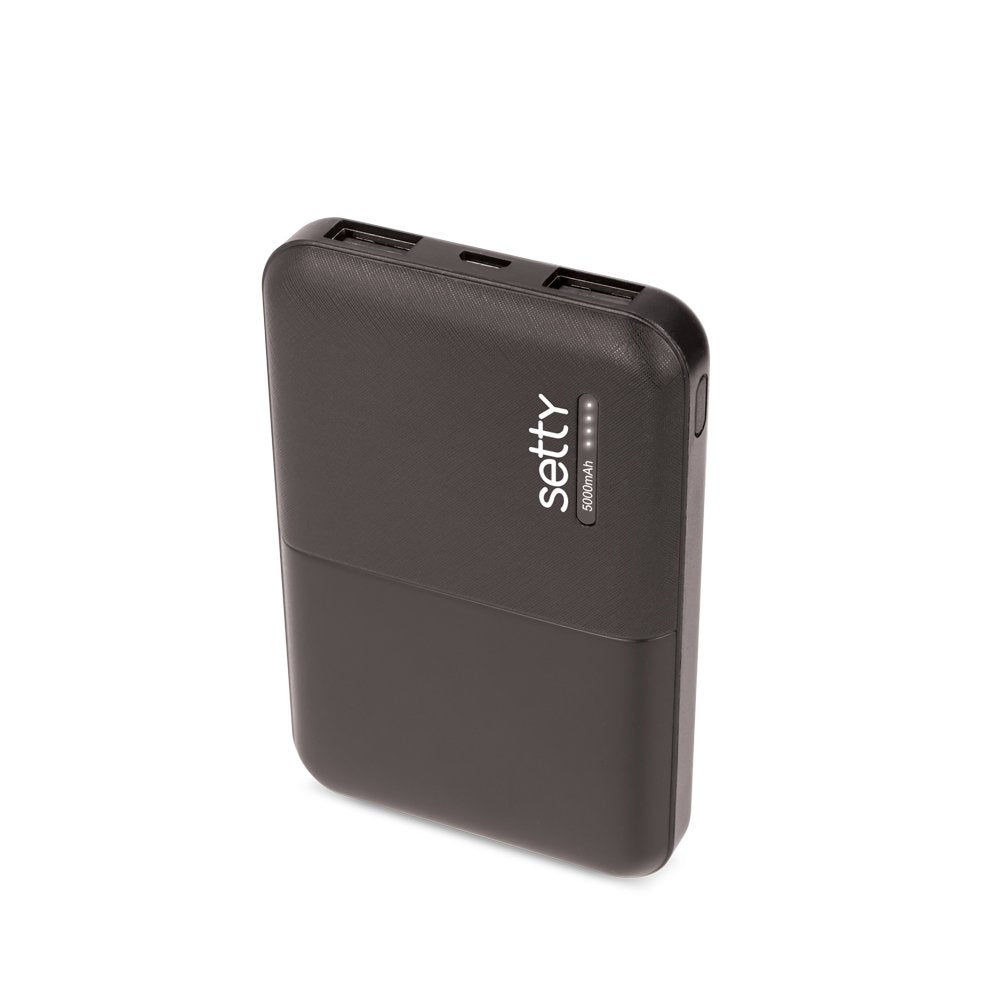 Setty ārējā baterija 5000 mAh SPB-05, melna