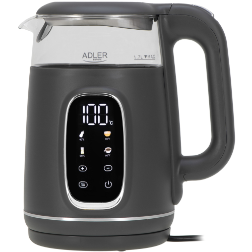 Adler AD 1305GS Elektriskā tējkanna ar temperatūras kontroli 1.7L 2200W