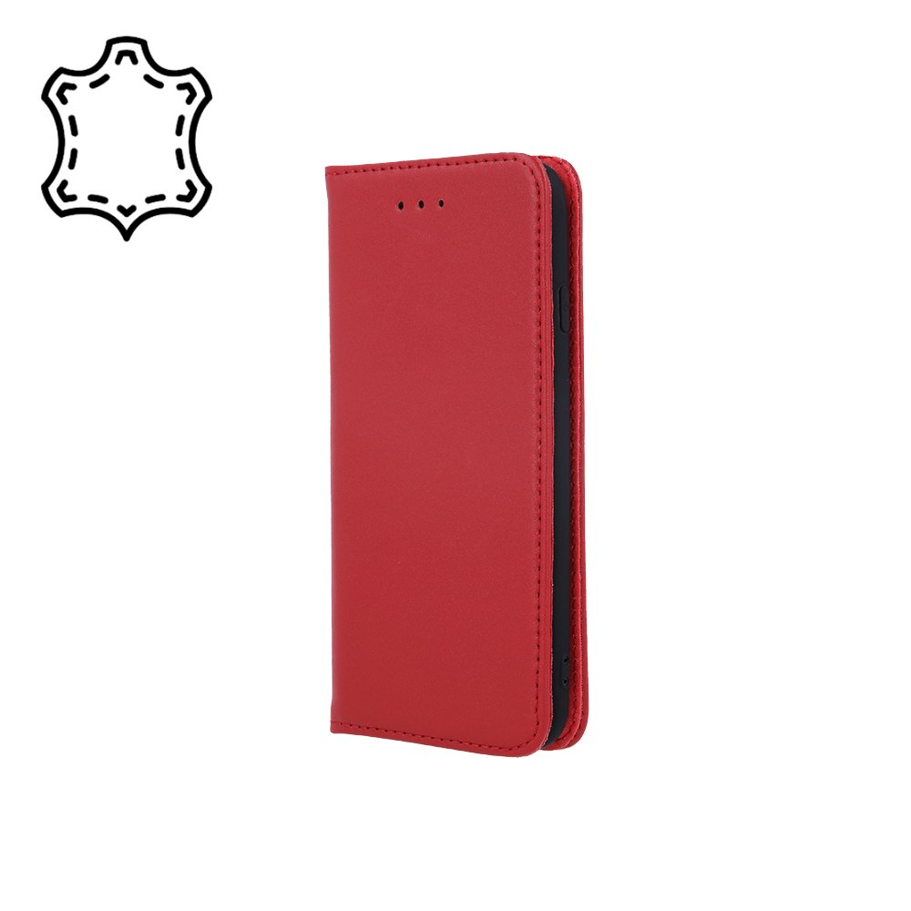 Īstas ādas Smart Pro iPhone 17 Pro 6,3" sarkanbrūns
