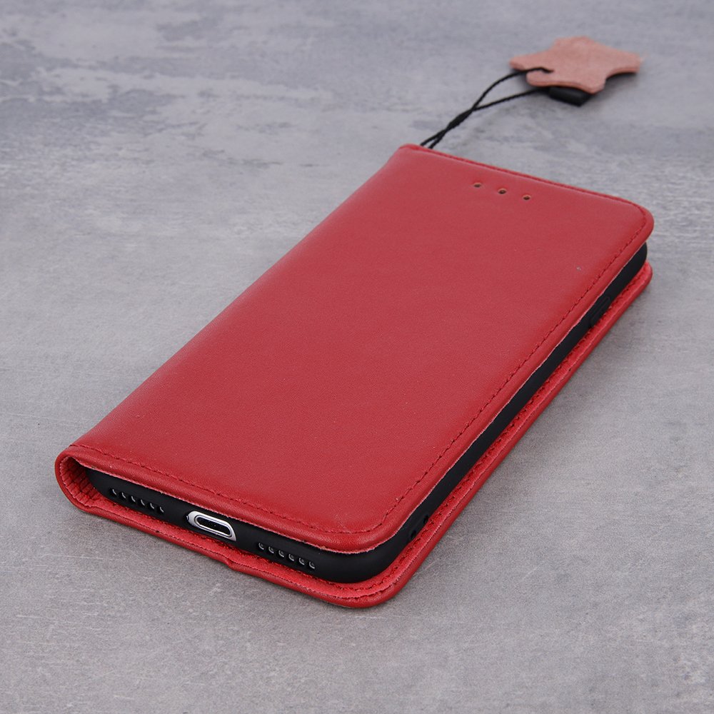 Īstas ādas Smart Pro iPhone 17 Pro 6,3" sarkanbrūns