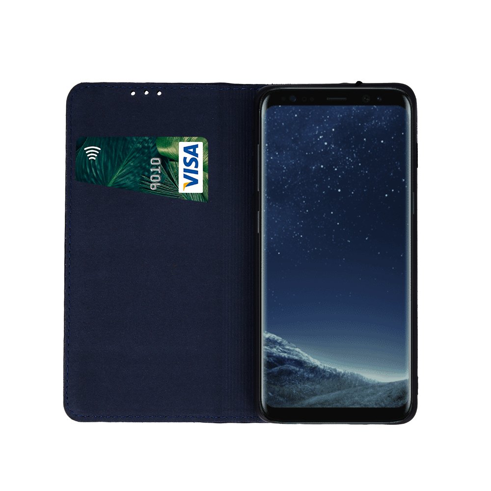 Īstas ādas Smart Pro iPhone 17 Pro Max 6,9" tumši zils