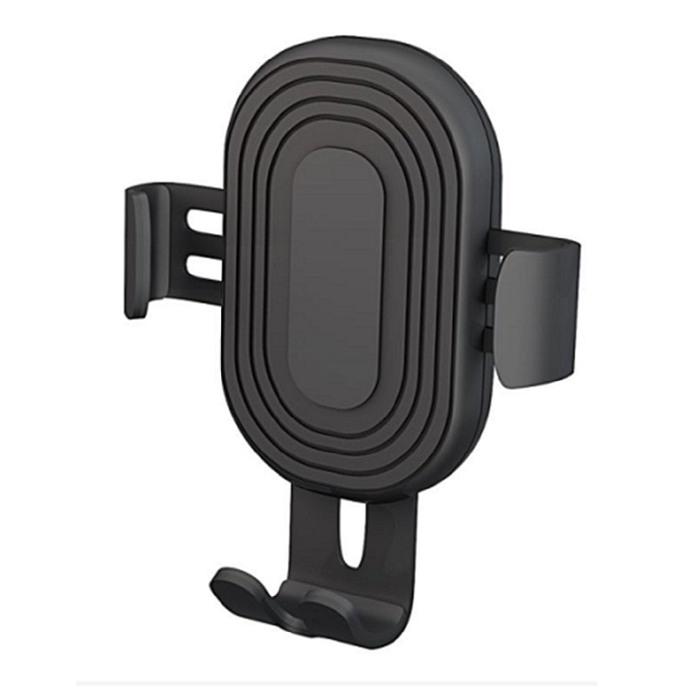Devia auto ventilācijas režģa turētājs gravitātes ar 10W bezvadu lādētāju, melns