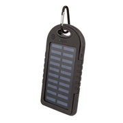 Setty ārējā baterija ar saules uzlādi 5000 mAh SPBS-05, melna