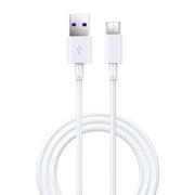 Devia kabelis Shark EC306 USB - USB-C 1,5 m 5A, balts