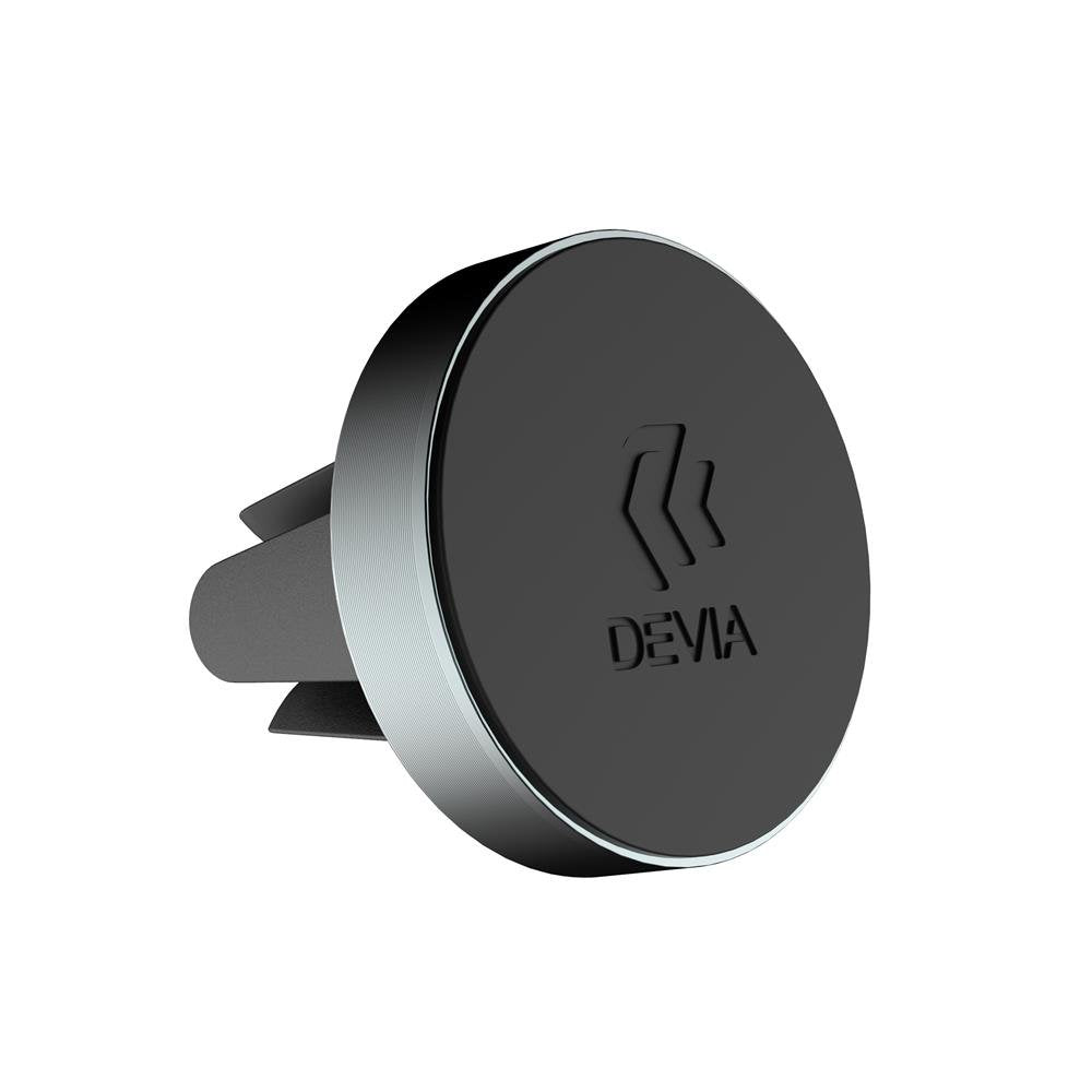 Devia auto turētājs EL072 magnētisks, stiprināms ventilācijas restē, melns