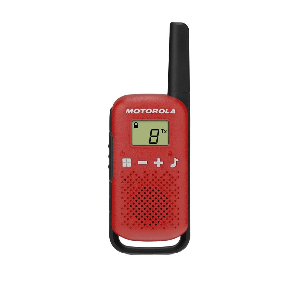 Motorola Talkabout T42 divu tālruņu komplekts, sarkans