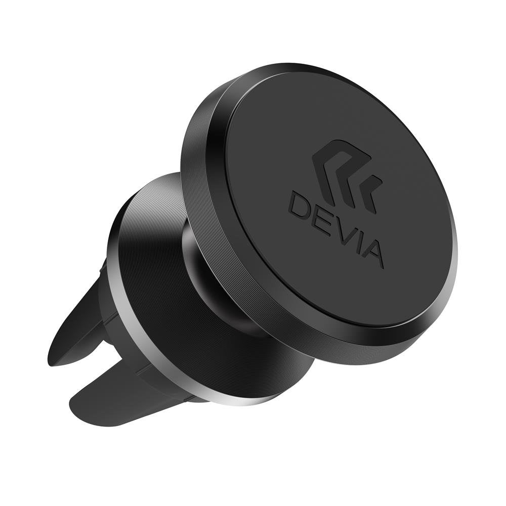 Devia auto turētājs ES043 magnētisks, ventilācijas restē, melns