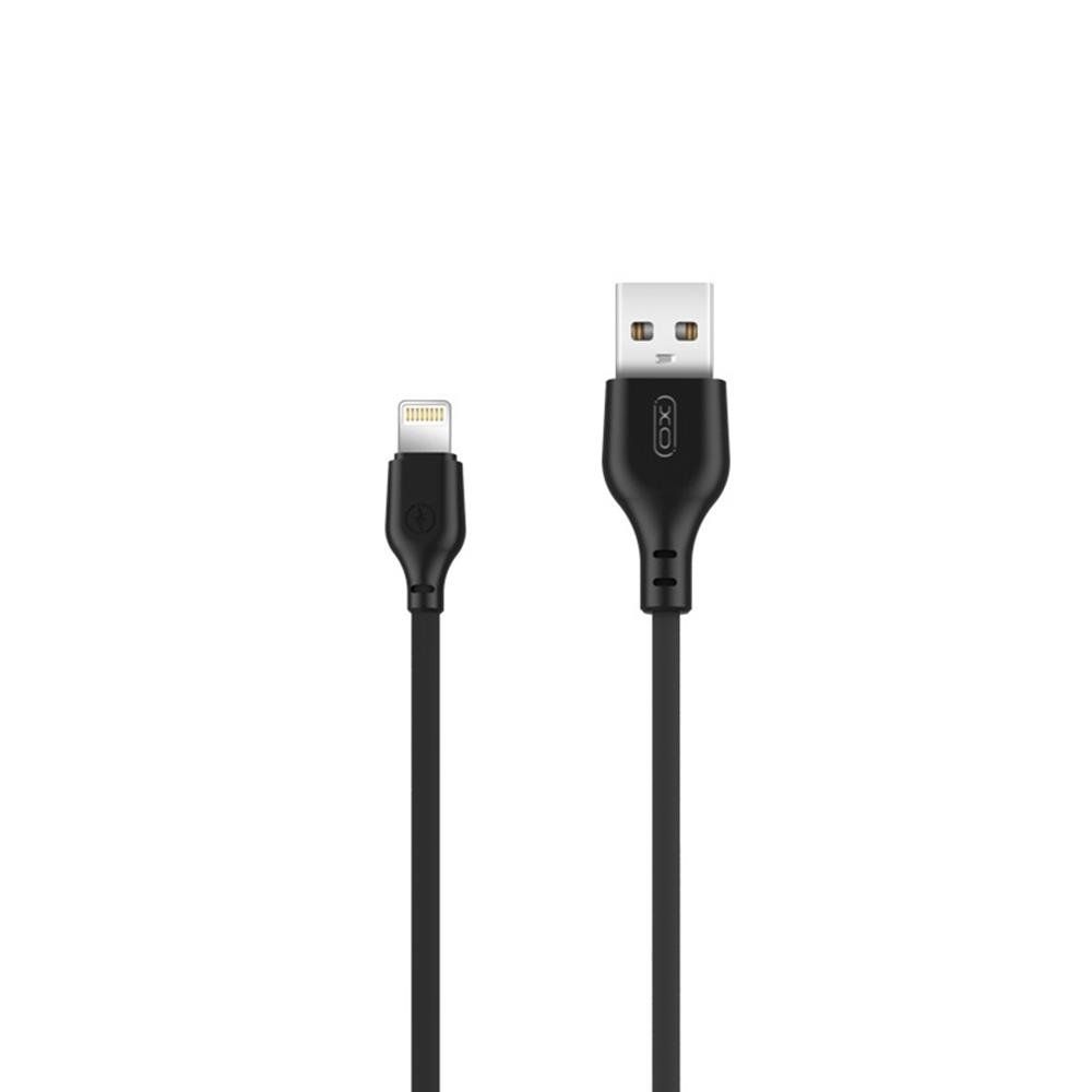 XO kabelis NB103 USB - Lightning 2,0 m 2,1A, melns