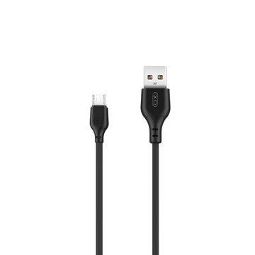 XO kabelis NB103 USB - microUSB 2,0 m 2,1A, melns
