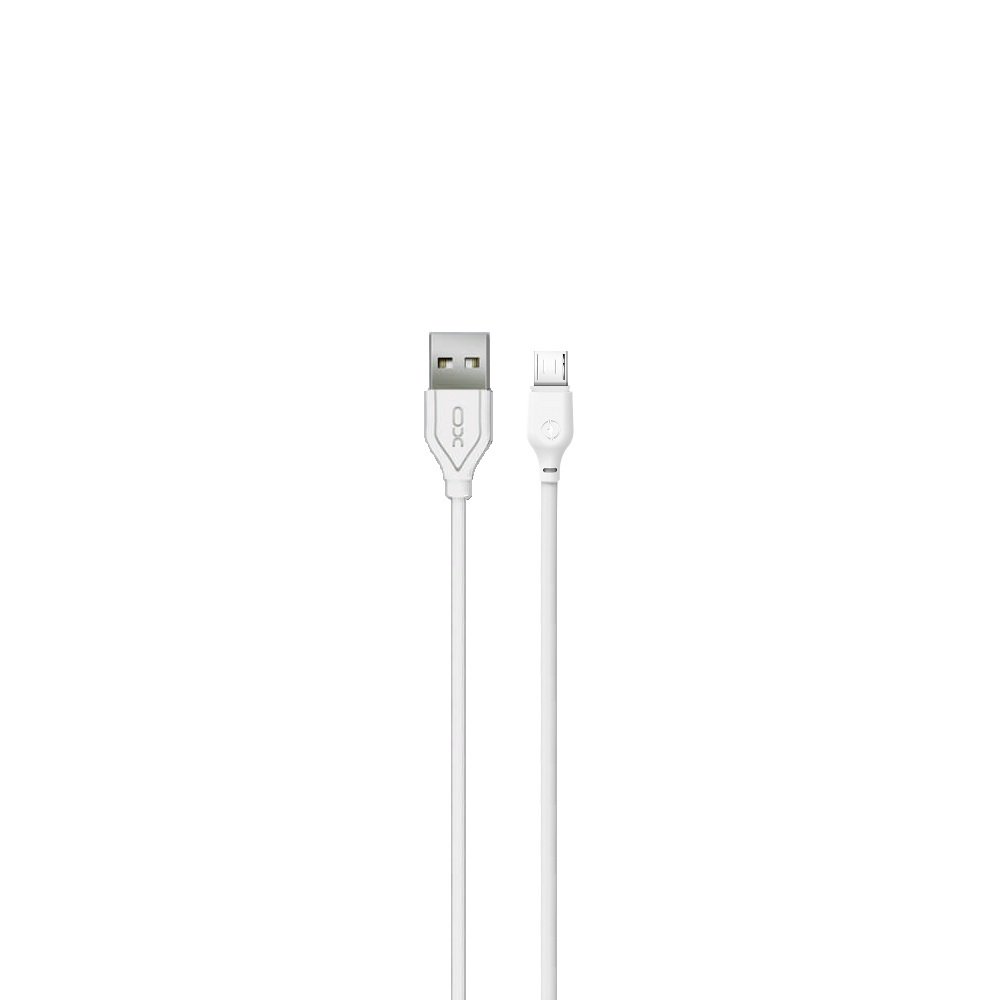 XO kabelis NB103 USB - microUSB 2,0 m 2,1A, balts