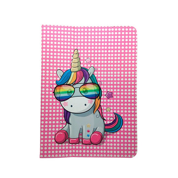 Universāls maciņš krāsains Unicorn planšetdatoram 9-11 collas (G27 x W20 cm)