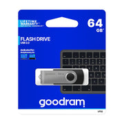 Goodram USB zibatmiņa 64GB USB 2.0 Twister, melns