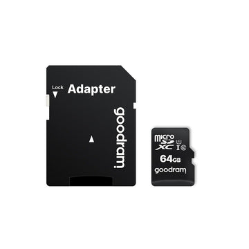 GoodRam atmiņas karte 64GB microSDXC cl. 10 UHS-I 30 / 15 MB/s + adapteris