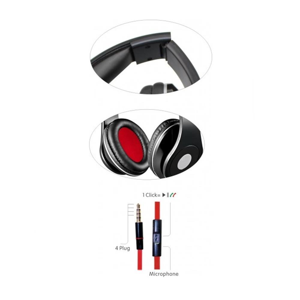 Rebeltec vadu austiņas AUDIOFEEL2, melnas