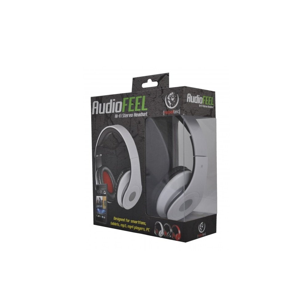 Rebeltec vadu austiņas AUDIOFEEL2, melnas