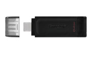 Kingston USB zibatmiņa 64GB USB-C DT70, melns